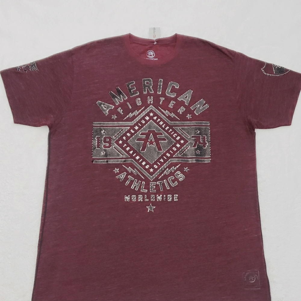 ♦️4X♦️American Fighter Santa Clara Foiled Graphic Tee♦️